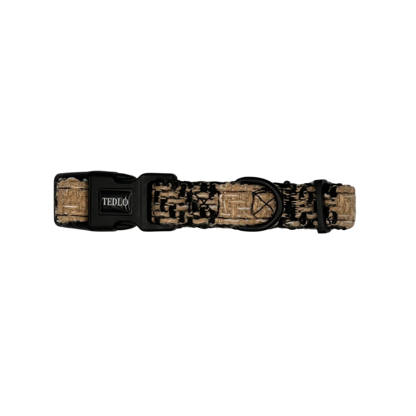 Obroża z kokardą ,,Black-Beige"