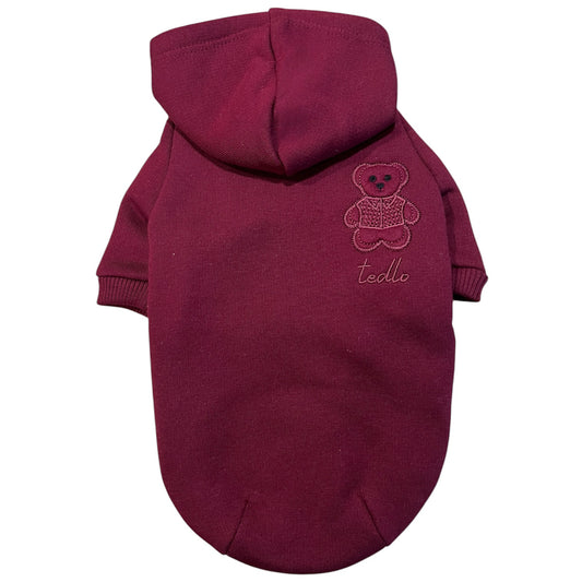 Bluza Bordowa dla psa